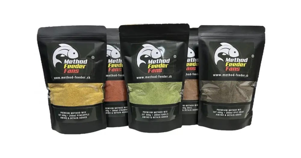 Akční Nabídka Method Feeder Fans Premium Method Mix Set 600 g + 200 ml Booster