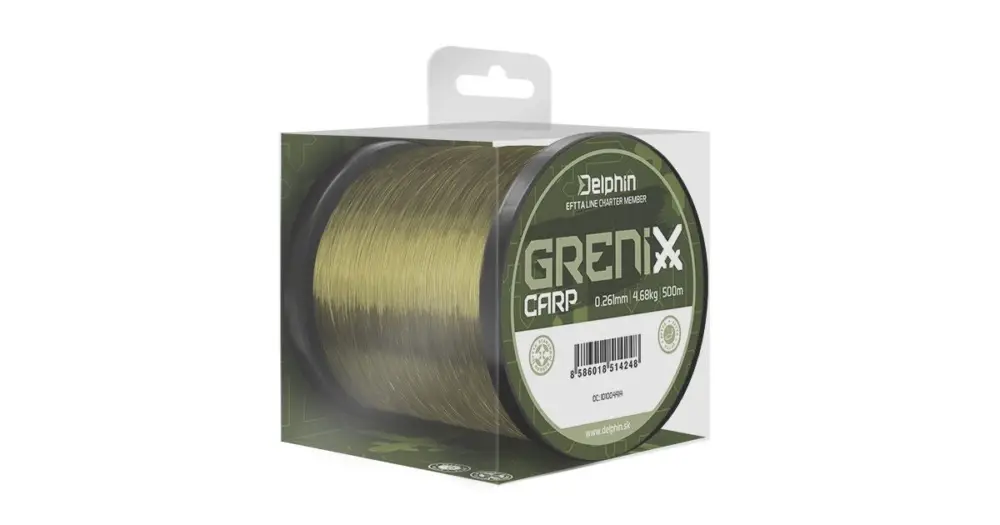 Objednat Nyní Delphin Vlasec Grenix Carp 500 m - Průměr 0,331 mm Hmotnost 7,39 kg