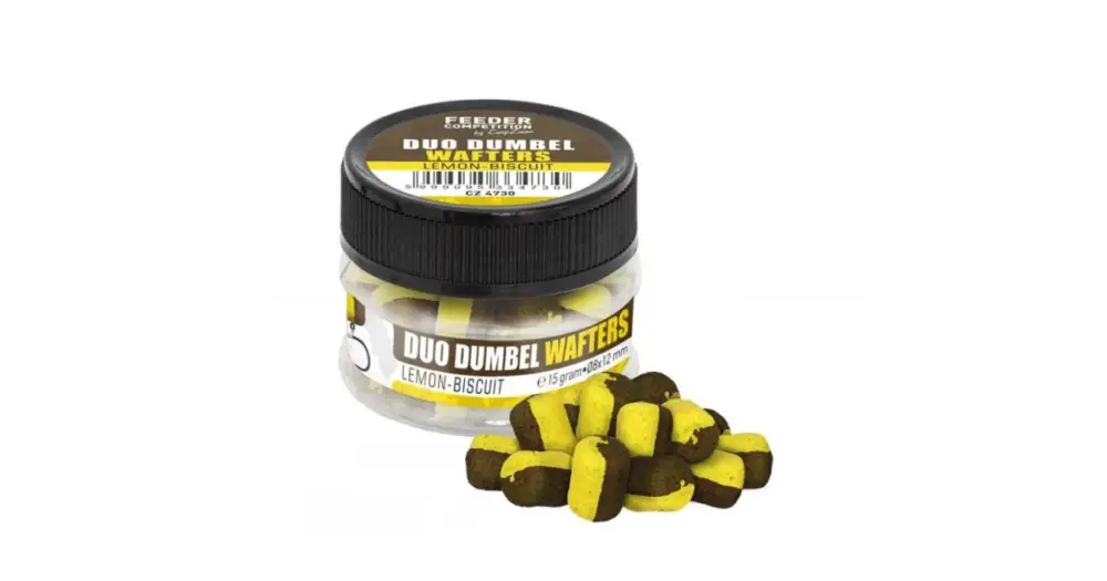 Carp Zoom Duo Dumbels Wafters 8x12 mm 15 g - Citrón Sušenka Víkendová Akce