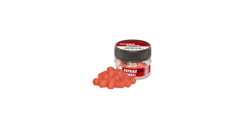 Carp Zoom Boilie Paprika Bread Dumbel 15 g - 8x12 mm Speciální Cena