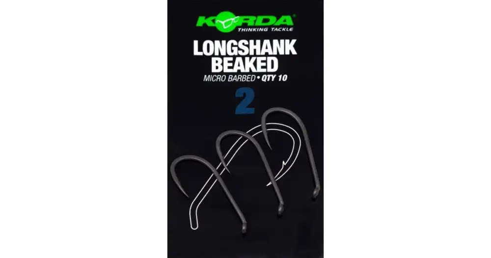 Korda Háčky Longshank Beaked Barbed 10 ks - Velikost 2 Kup Teď