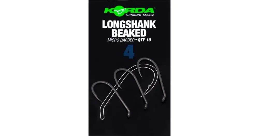 Nakupujte Hned Korda Háčky Longshank Beaked Barbed 10 ks - Velikost 4