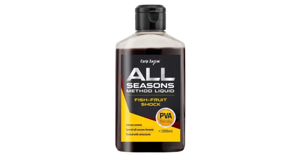 Carp Zoom Booster All Season Method Liquid 200 ml - Fish Fruit Shock Originální