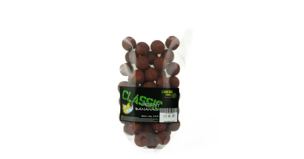 Emersfish Classic Boilie Ledový Bananas - 250 g 16 mm Výprodej
