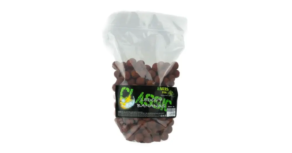 Objednat Nyní Emersfish Classic Boilie Ledový Bananas - 1 kg 16 mm