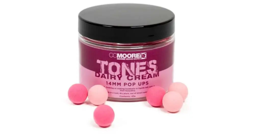 CC Moore Plovoucí Boilie Tones Dairy Cream Pop Ups - 12 mm 55 ks Ihned K Objednání