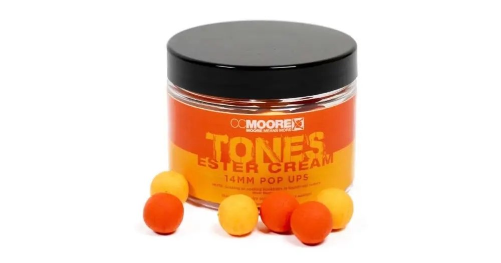 Hit Sezóny CC Moore Plovoucí Boilie Tones Ester Cream Pop Ups - 12 mm 55 ks