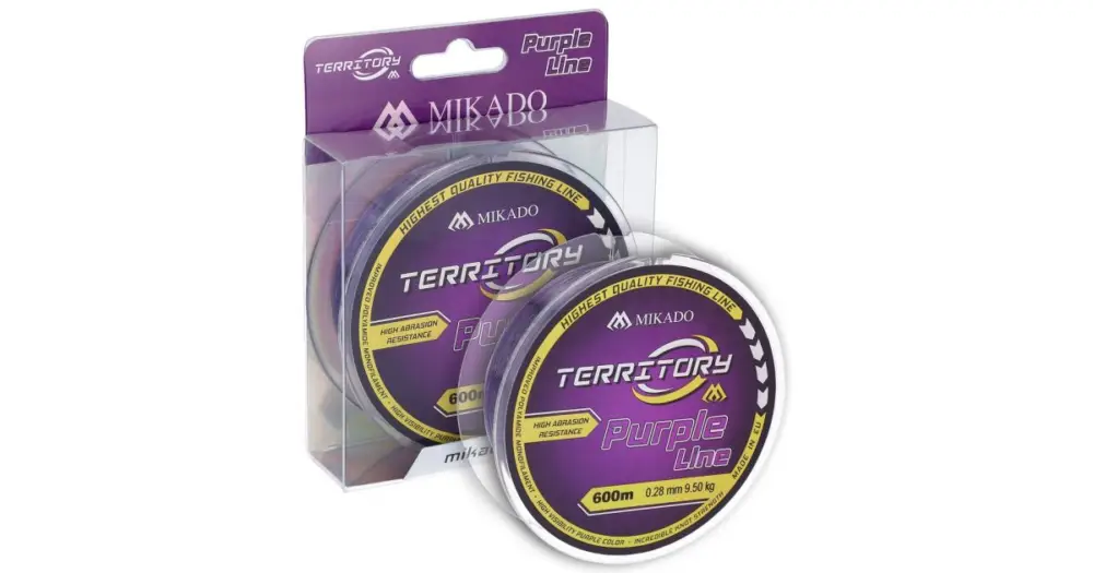 Mikado Vlasec Territory Purple Line 600 m - 0,28 mm 9,5 kg Přímo Od Výrobce