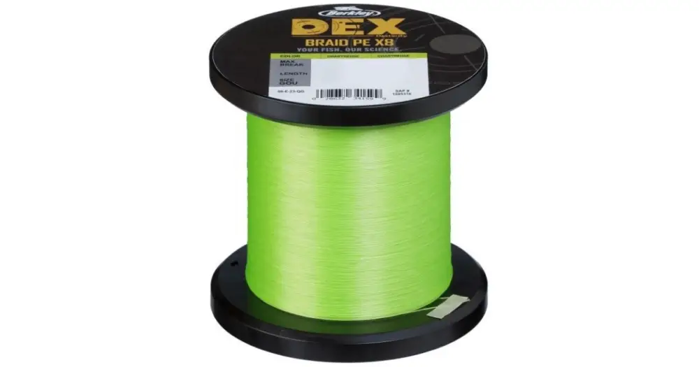 Berkley Splétaná Šnůra DEX Braid PE X8 Chartreuse Metráž Finální Výprodej