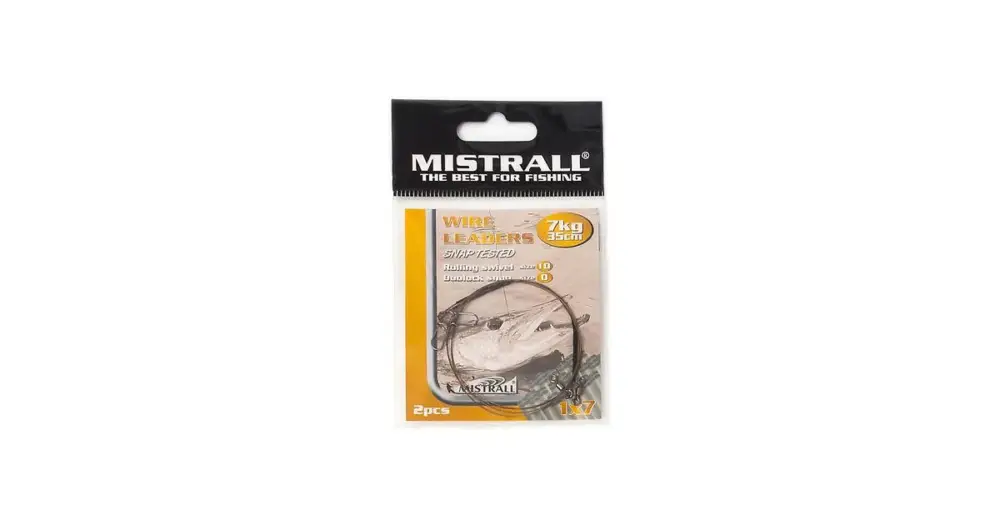 Bezpečná Platba Mistrall Ocelové Lanko Wire Leaders 35 cm-15 kg