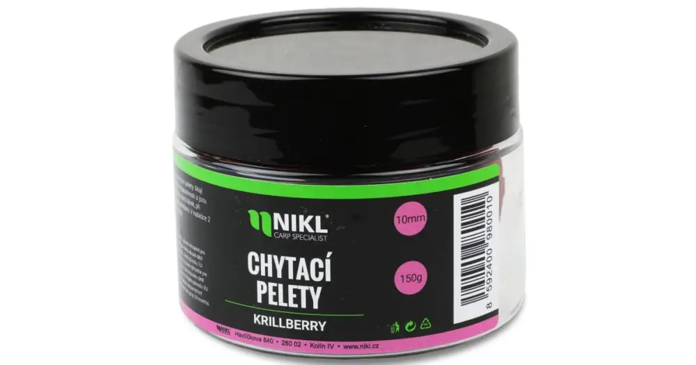 Nikl chytací pelety KrillBerry 150 g - 18 mm Finální Výprodej
