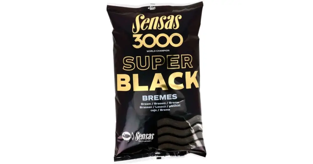 Víkendová Akce Sensas krmení3000 SUPER BLACK 1kg-Bremes