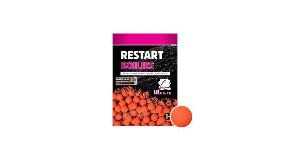 Oblíbený LK Baits Boilie ReStart Compot NHDC-250 g 18 mm