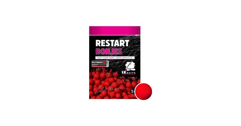 Hit Sezóny LK Baits Boilie ReStart Wild Strawberry-1 kg 24 mm