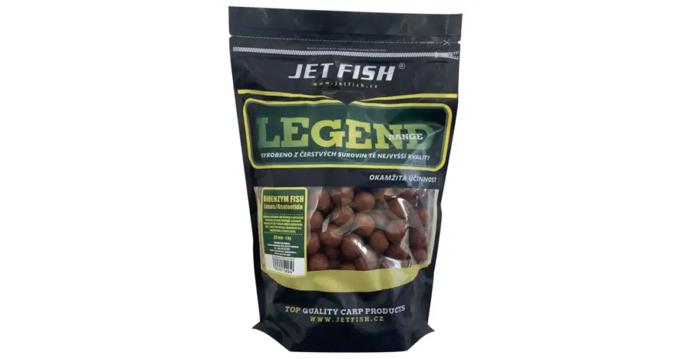 Jet FishBoilie LEGEND Bioenzym fish + A.C. Losos-250 g 20 mm Sezónní Sleva