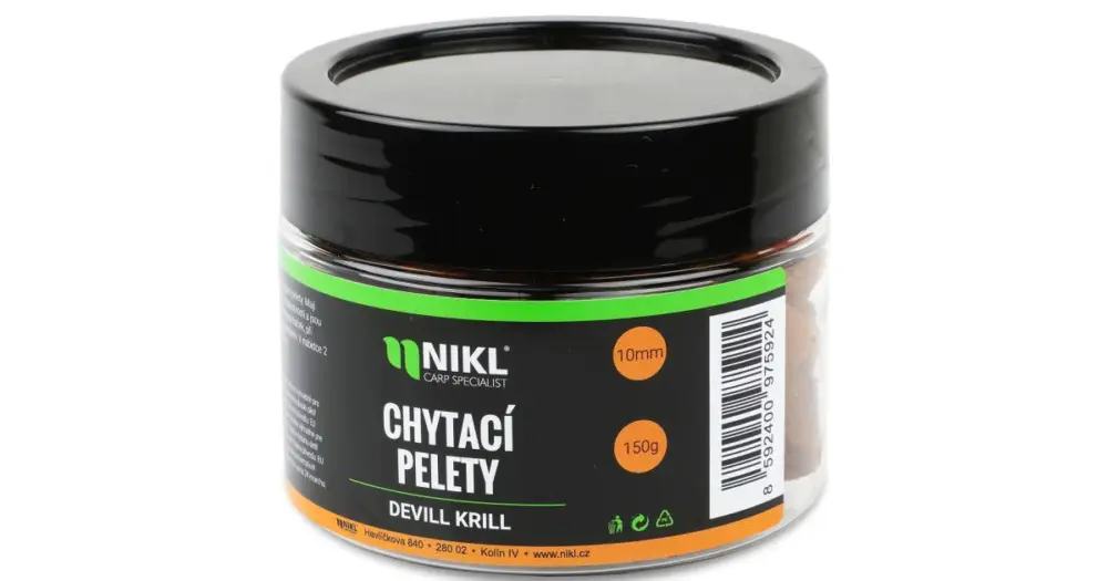 Nikl chytací pelety Devill Krill 150 g - 18 mm Cenově Výhodný