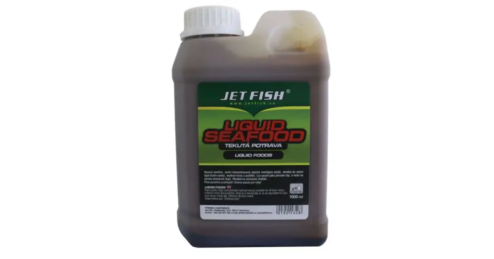 Jet Fish Tekutá Potrava Seafood 1000 ml Horká Nabídka