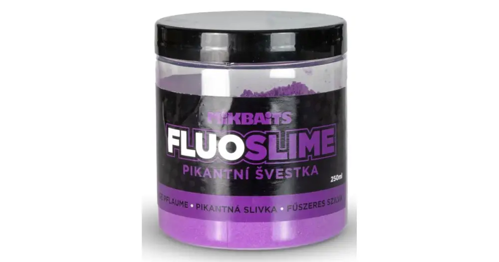 Mikbaits Obalovací Dip Fluo Slime 100 g-Pikantní Švestka Nová Kolekce