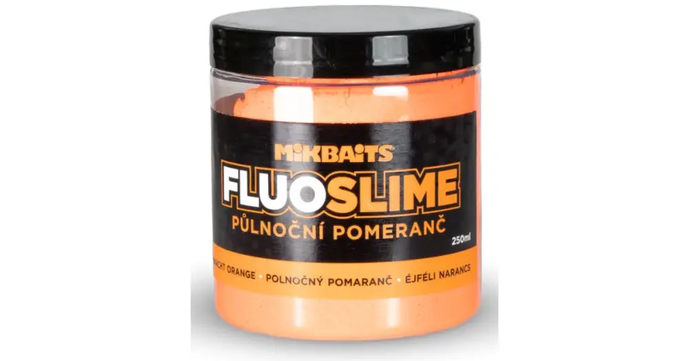 Mikbaits Obalovací Dip Fluo Slime 100 g-Půlnoční Pomeranč Sezónní Sleva