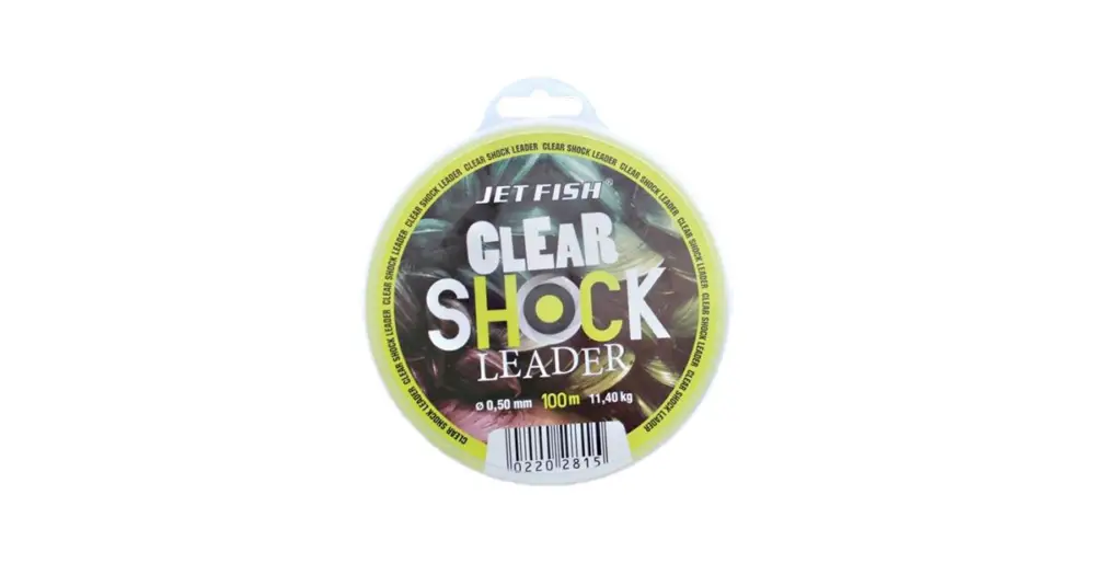 Sezónní Sleva Jet Fish Clear Shock Leader 100 m-Průměr 0,60 mm / Nosnost 15,7 kg