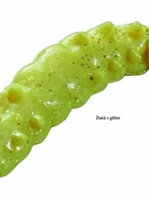 Značkový Berkley Gumová nástrahaPowerBait Vosí Larvy 2,5 cm 55 ks-Žlutá