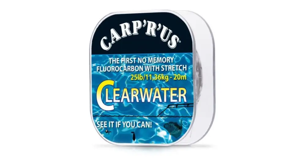 Carp´R´Us Clearwater - návazcový fluorocarbon 20 m crystal-Nosnost 25 lb Akce