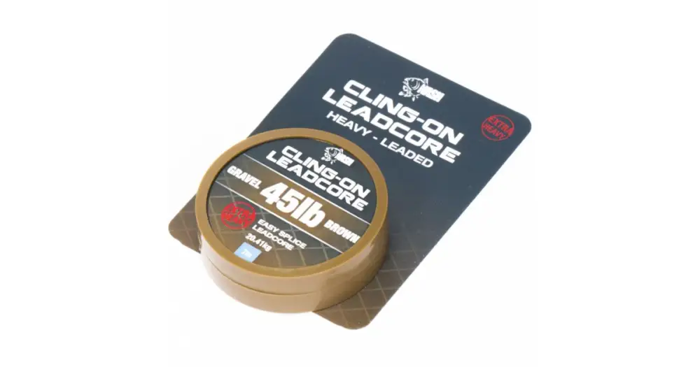 Tovární Cena Nash Olověná šňůra Cling-On Leadcore 45 lb 7 m-Barva Gravel/Clay
