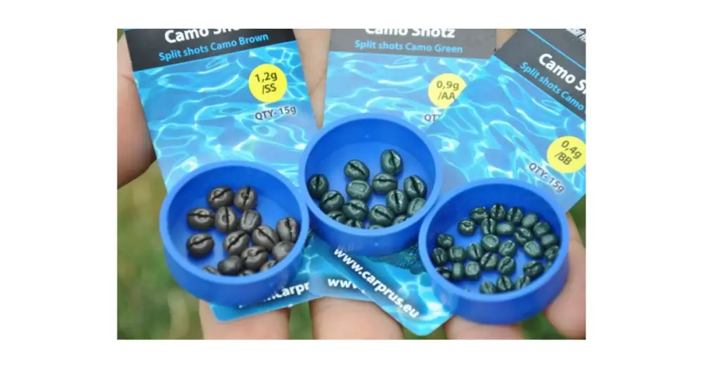 Carp´R´Us zátěžové broky Camo Shotz Green-1,20 g Expresní Doručení