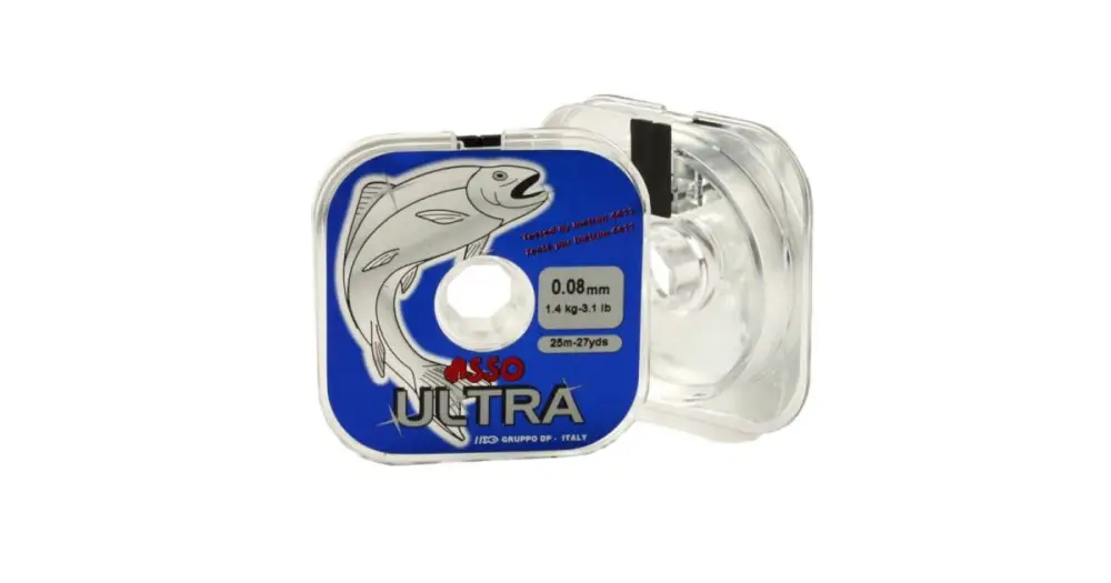 Asso Ultra Vlasec Čirá 25m-Průměr 0,14 mm / Nosnost 3,1 kg Cenová Bomba