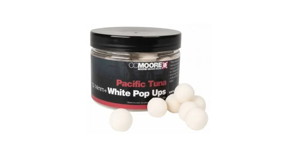 Sleva CC Moore Plovoucí Boilie Pacific Tuna Bílé Extra Plovoucí 13-14 mm 45 ks