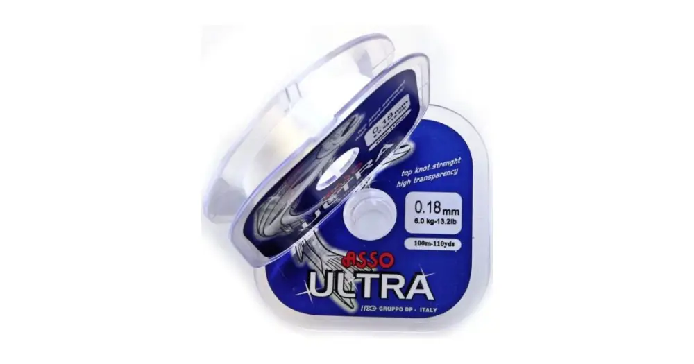Asso Vlasec Ultra Čirá 100 m-Průměr 0,30 mm / Nosnost 12,9 kg Nakupujte Hned