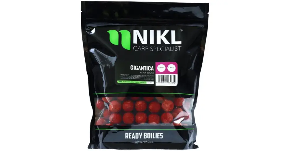 Originální Nikl Boilie Ready Gigantica - 250 g 20 mm