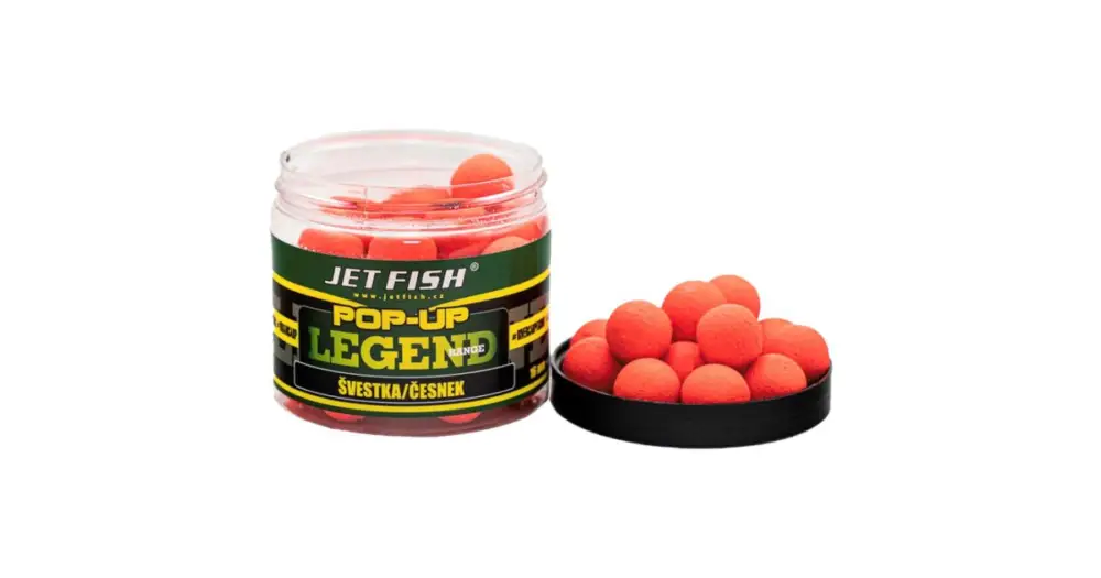 Bezpečná Platba Jet Fish Legend Pop Up Švestka/Česnek - 60 g 16 mm