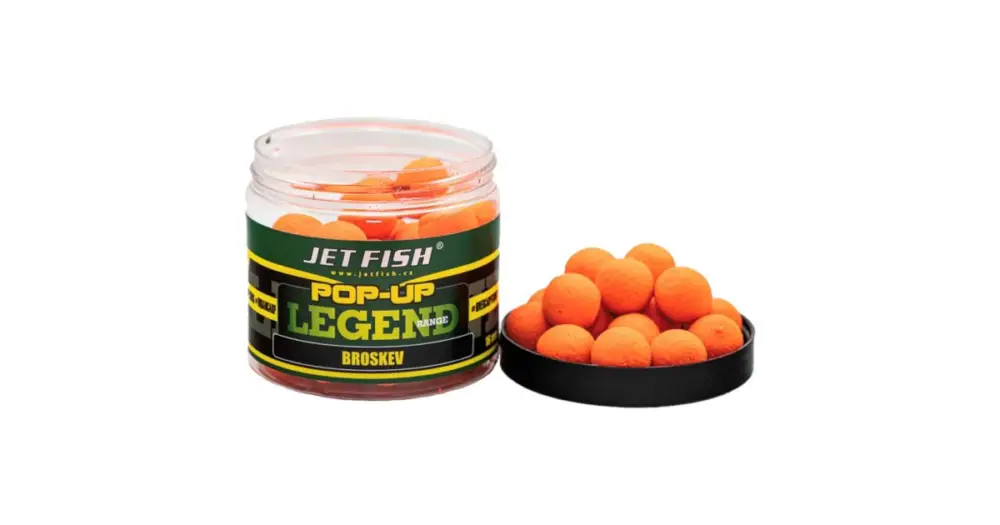 Jet Fish Pop Up Legend Range Broskev - 40 g 12 mm Nakupujte Hned