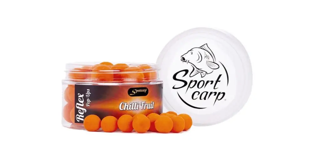 Vysoce Kvalitní Sportcarp Plovoucí Boilies Reflex 150 ml 15 mm - Chilli Fruit