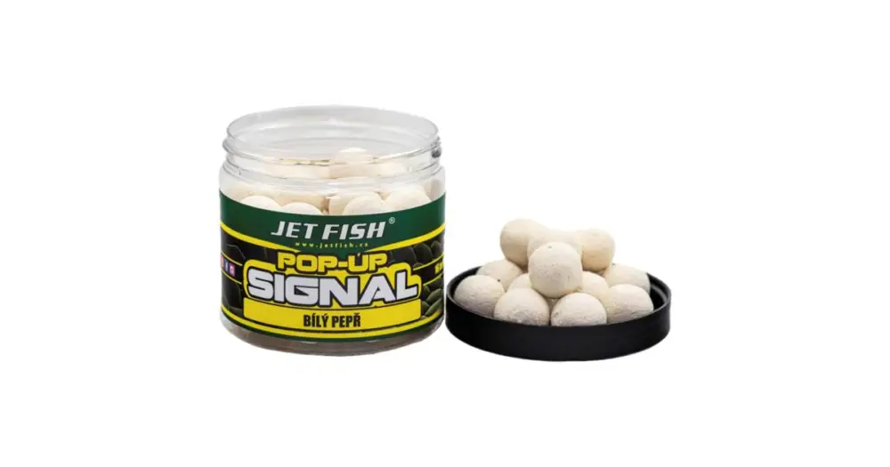 Nová Kolekce Jet Fish Signal Pop Up Bílý Pepř - 40 g 12 mm