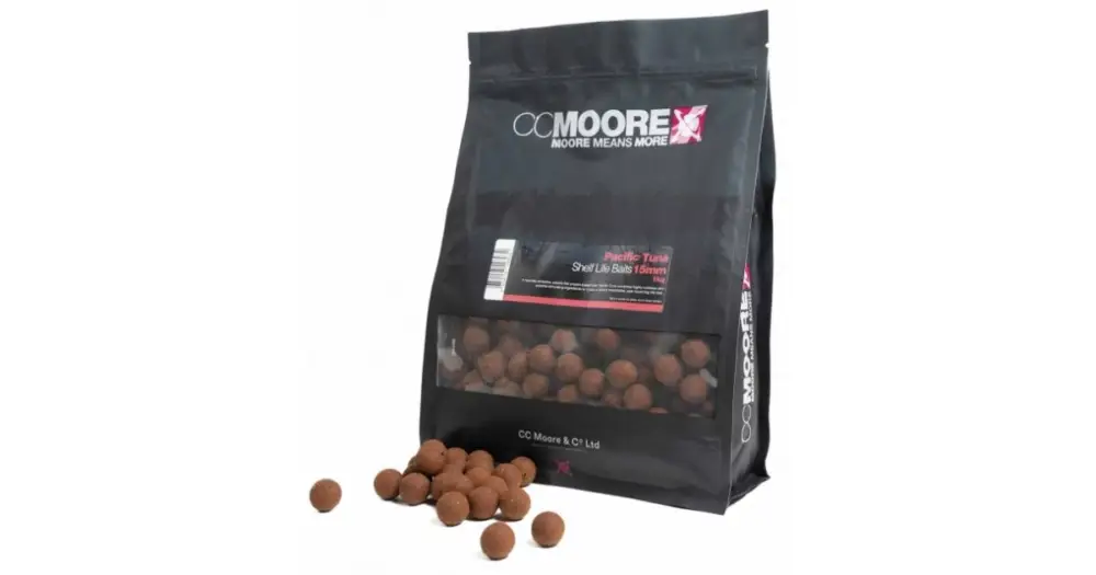 Nová Kolekce CC Moore Boilie Pacific Tuna -5 kg 15 mm
