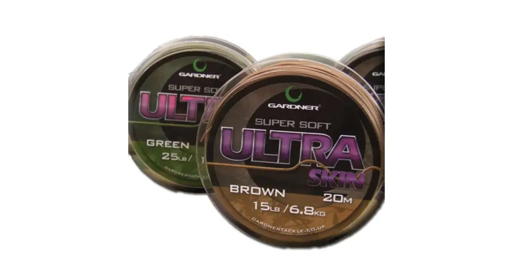 Cenová Bomba Gardner Splétaná Šňůra Ultra Skin 20m Brown-Nosnost 25 lb
