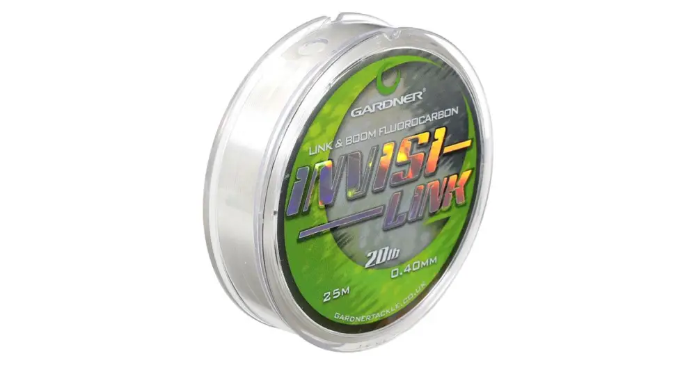 Tovární Cena Gardner Fluorocarbonový Vlasec Invisi Link Čirá 25 m-Průměr 0,45 mm / Nosnost 25 lb