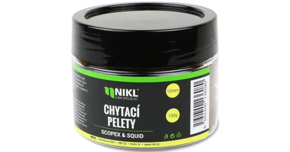 Vysoce Kvalitní Nikl chytací pelety Scopex & Squid 150 g - 18 mm