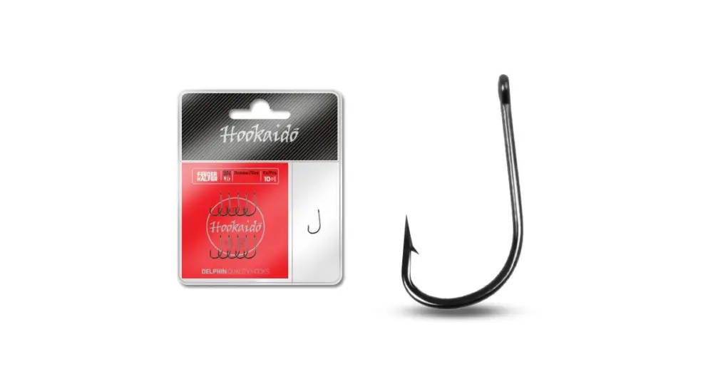 Delphin Háčky HKD Feeder Halfer Ring 10+1ks-Velikost 10 Top Prodej