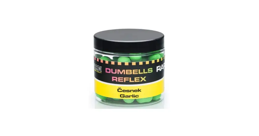 Novinka Mivardi Plovoucí Boilies Rapid Dumbells Reflex 70 g 18 mm - Česnek