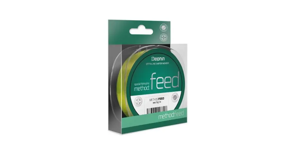 Delphin Vlasec Method Feed Fluo Žlutá 150 m-Průměr 0,28 mm / Nosnost 14,3 lb Výhodná Nabídka