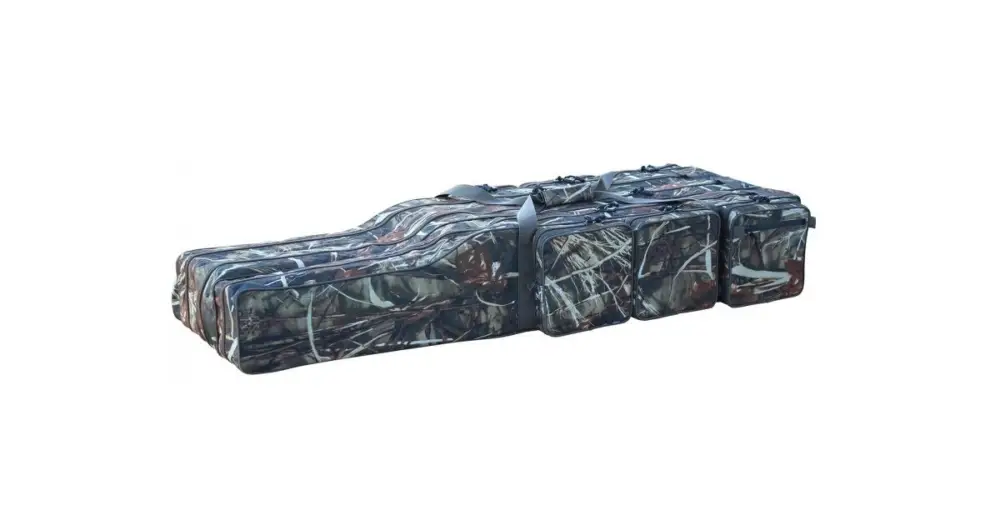 Vysoce Kvalitní Suretti Obal Na Pruty Tříkomorový Camo-Délka 125 cm