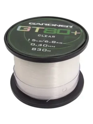 Akční Cena Gardner Vlasec GT80 Clear -Průměr 0,30 mm / Nosnost 4,5 kg / Návin 1320 m