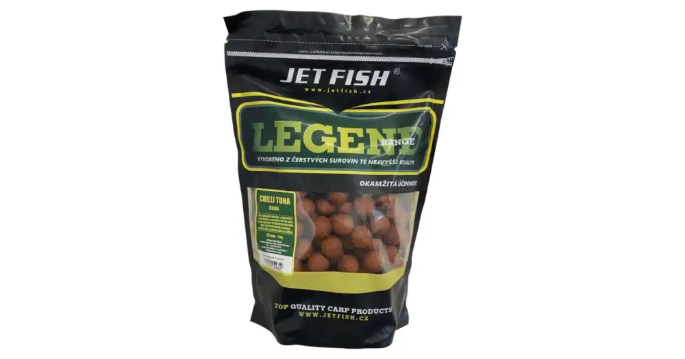 Jet Fish Boilie Legend Range Chilli Tuna Chilli -3 kg 20 mm Tovární Cena