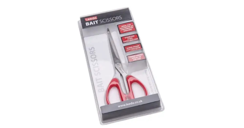 Leeda Nůžky Large Bait Scissors Zlevněný