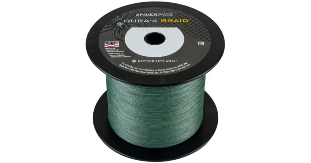 Originální Spiderwire Splétaná Šňůra DURA4 Green-Průměr 0,35 mm / Nosnost 35 kg
