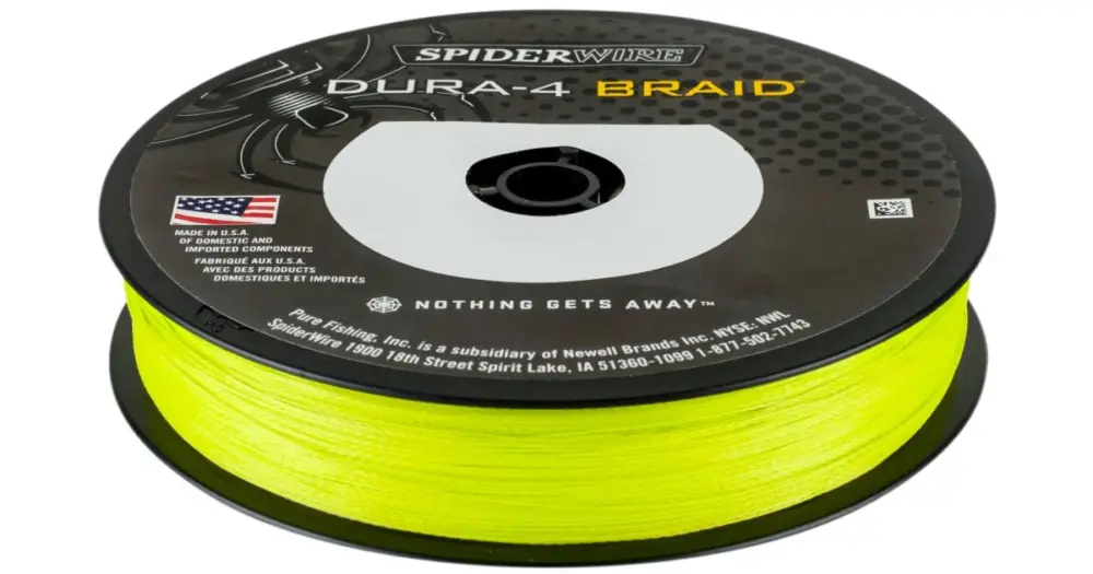 Kup Teď Spiderwire Splétaná Šňůra DURA4 150 m Yellow-Průměr 0,40 mm / Nosnost 45 kg