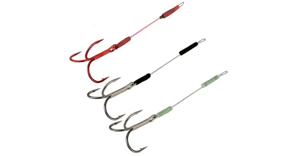 Savage Gear Návazec S Trojháčkem Carbon49 Stingers-7,5 cm /Nosnost 11 kg /Vel.Háčku 4 Vrácení Zdarma